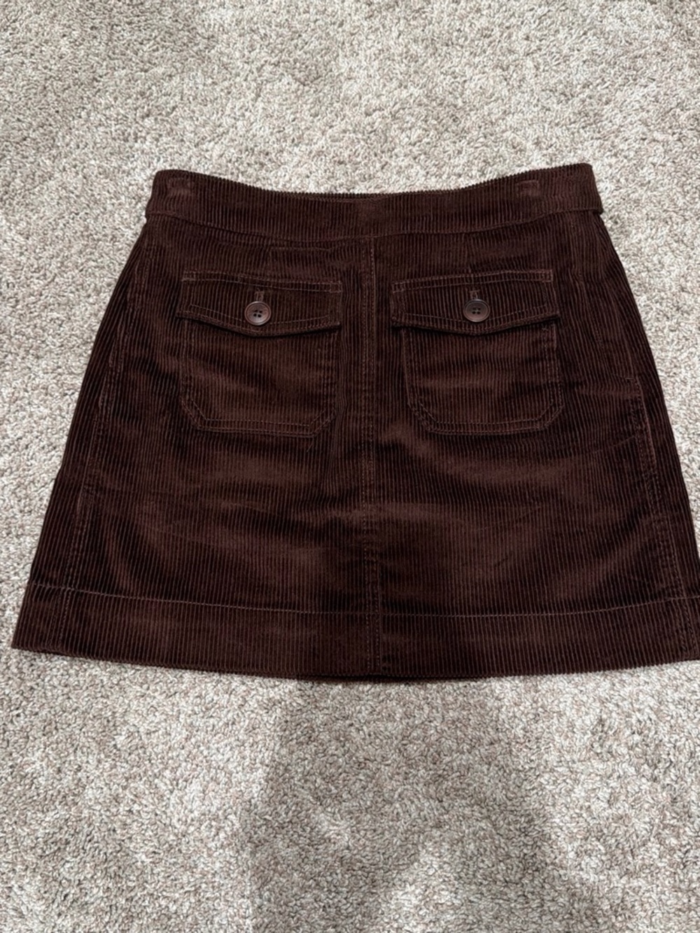 J. Crew Patch Pocket Corduroy Mini Skirt